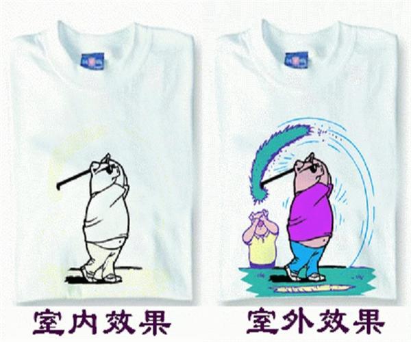 Color changing t-shirts Color changing t-shirts