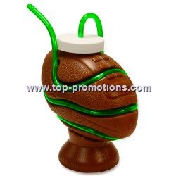 Football Krazy Straw Cup Football Krazy Straw Cup