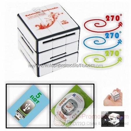 Magic Cube Rotatable all in one USB Card Reader Magic Cube Rotatable all in one USB Card Reader