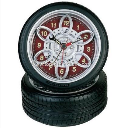 Name Card Holder Tire Clock, Tyre Desk Clock Name Card Holder Tire Clock, Tyre Desk Clock