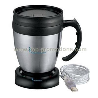 Desk Mug and USB Mug Warmer Set Desk Mug and USB Mug Warmer Set