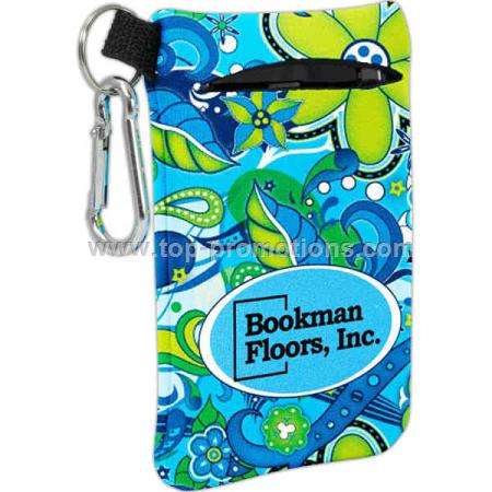 Large Mobile Accessory Holder With Key Ring Loop A Large Mobile Accessory Holder With Key Ring Loop A