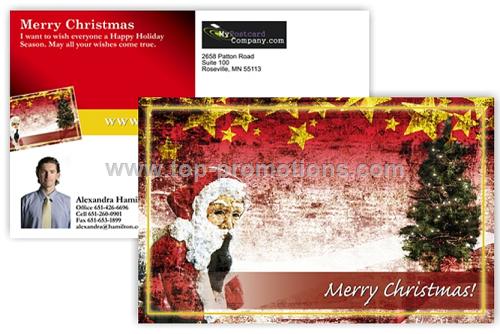 Jumbo holiday postcard