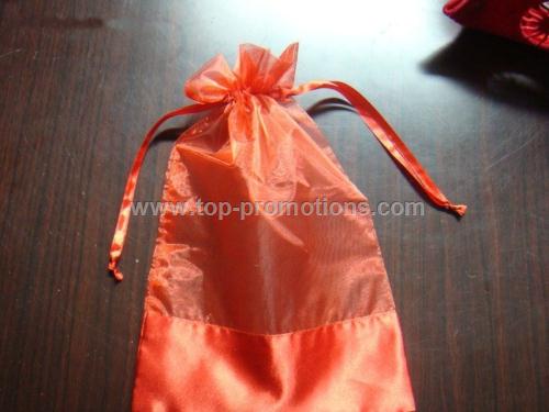 Mesh Drawstring Wine bag Mesh Drawstring Wine bag