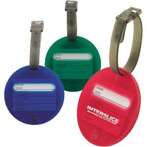 Round Luggage Tag