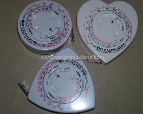 BMI calculator tape measure