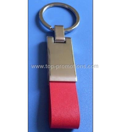 leather keychain