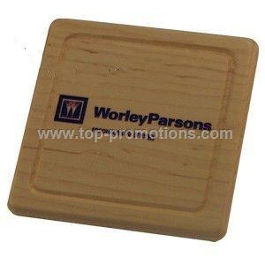 Square Wood Coaster
