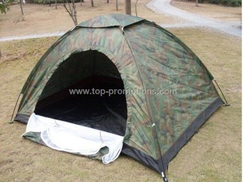 Camouflaged tent Camouflaged tent
