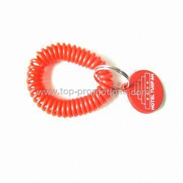 Key Holder with Spiral String and ID Sheet Key Holder with Spiral String and ID Sheet