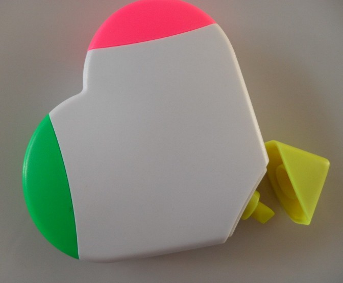 3 in 1 Heart Shape Highlighter Marker Pen 3 in 1 Heart Shape Highlighter Marker Pen