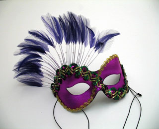 feather mask