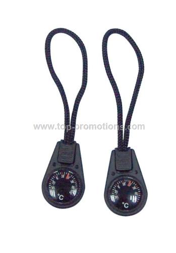 Zipper pull thermometer Zipper pull thermometer