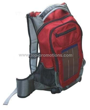 Flexible solar backpack