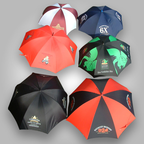 Coloured Golf Umbrellas