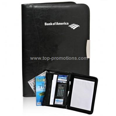 Custom Contemporary Zippered Portfolios Custom Contemporary Zippered Portfolios