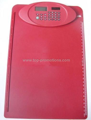 Clipboard Calculator with Ruler and Pen Holder