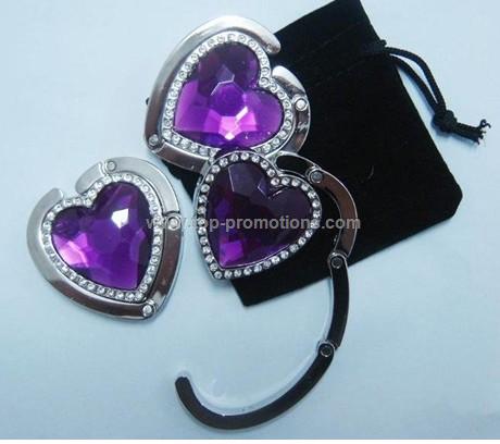 sweet heart shape handbag hanger sweet heart shape handbag hanger