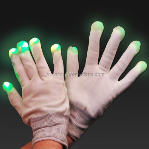 Pair of Light Up LED Gloves Rave Disco Party Hallo Pair of Light Up LED Gloves Rave Disco Party Hallo