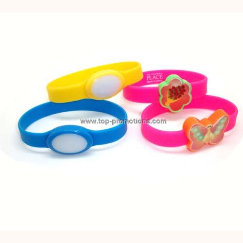 3 LED Silicon Flashing Rubber Band bracelets 3 LED Silicon Flashing Rubber Band bracelets
