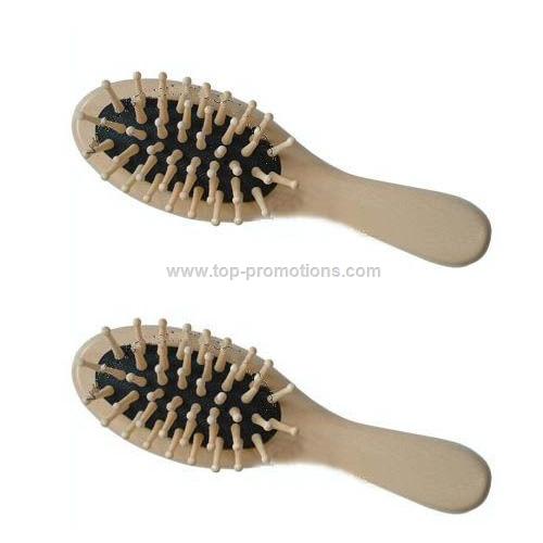 Wooden Comb W Mirror