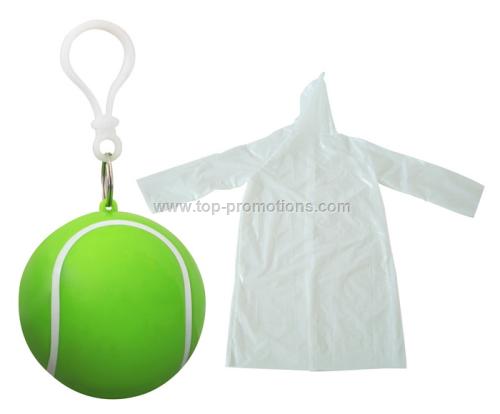 raincoat keychain tennis ball raincoat keychain tennis ball