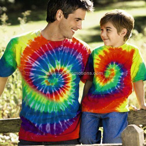 Adult Rainbow Swirl Tee Shirt Adult Rainbow Swirl Tee Shirt