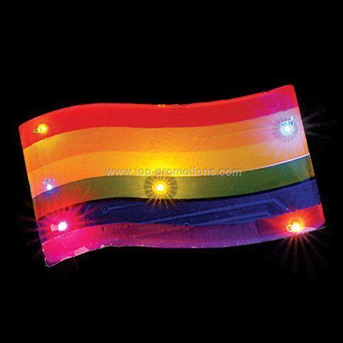 LED Light-Up Magnet - Rainbow Flag LED Light-Up Magnet - Rainbow Flag