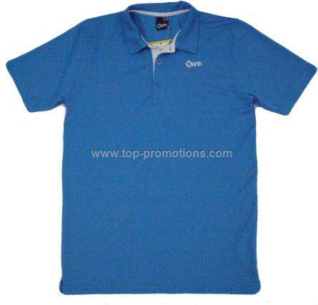 Plain blue polo t-shirt Plain blue polo t-shirt