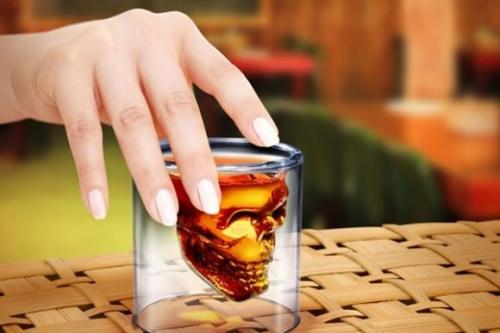 Doomed Crystal Skull Shot Glass Doomed Crystal Skull Shot Glass