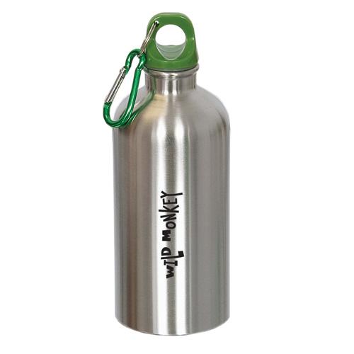 16 Oz. Stainless Steel Water Bottle W/ Carabiner 16 Oz. Stainless Steel Water Bottle W/ Carabiner
