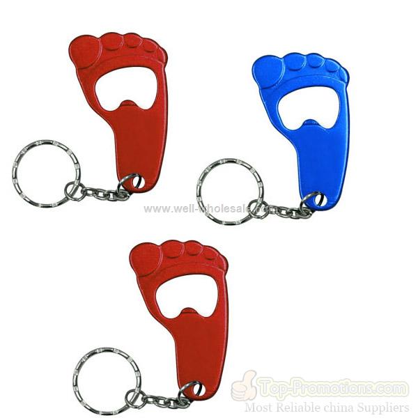 Aluminium Foot Keyring Bottle Opener Aluminium Foot Keyring Bottle Opener