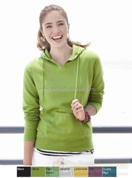 Weatherproof Ladies' V Hooded Pullover Weatherproof Ladies' V Hooded Pullover