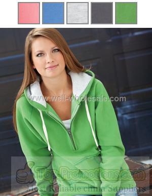 Blue 84 Women's Fleece Half Zip Hoodie Blue 84 Women's Fleece Half Zip Hoodie