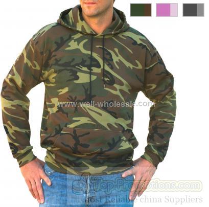 Code V Adult Camouflage Pullover Hoodie Code V Adult Camouflage Pullover Hoodie