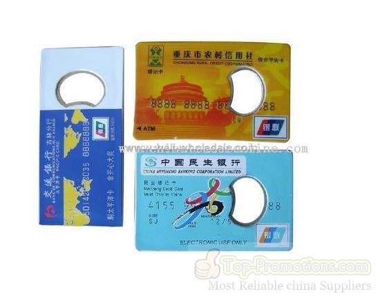 Card Acrylic Bottle Opener Card Acrylic Bottle Opener