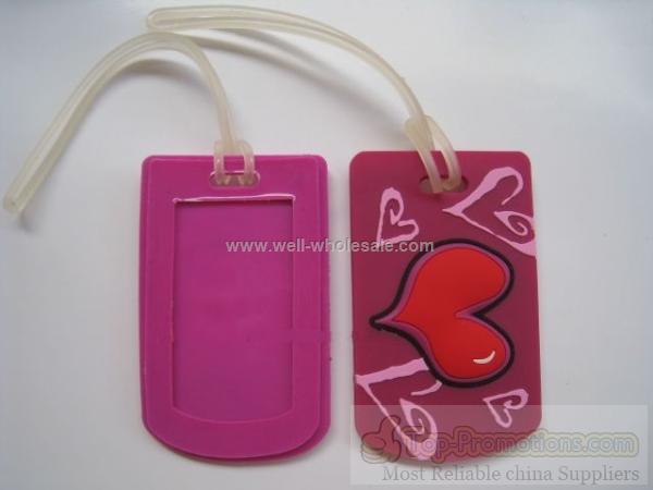 3D PVC luggage tag 3D PVC luggage tag