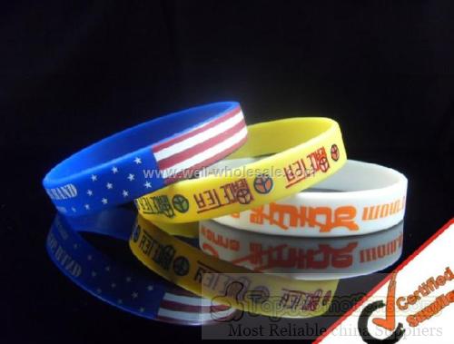 printing silicone wristband,promotional gift printing silicone wristband,promotional gift