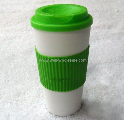 Plastic Coffee Mug With Sleeve Plastic Coffee Mug With Sleeve