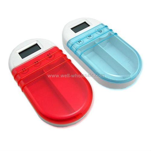 Plastic Pill Box With Timer Plastic Pill Box With Timer