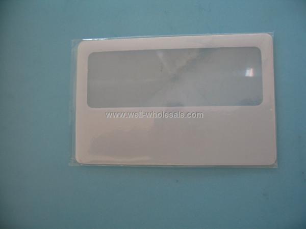pvc name card magnifier pvc name card magnifier