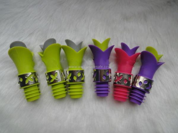 Lily Wine Pourer and Stopper Lily Wine Pourer and Stopper