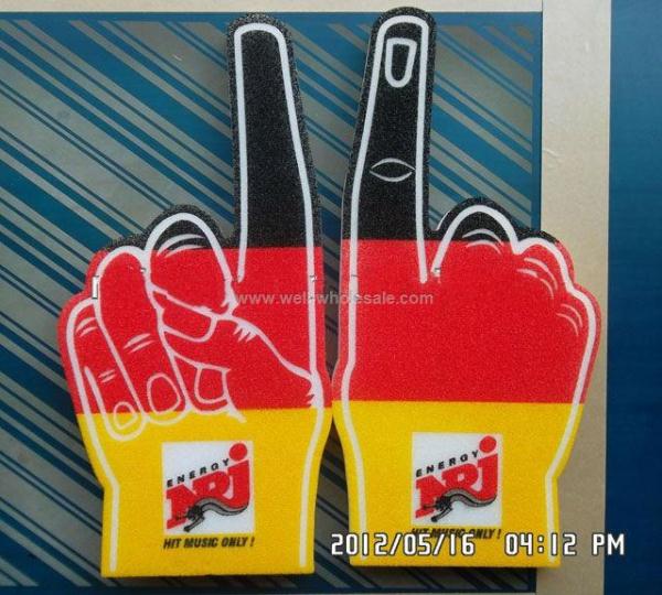 Fantastic Sponge Foam Fans Cheer Hand Foam finger Fantastic Sponge Foam Fans Cheer Hand Foam finger