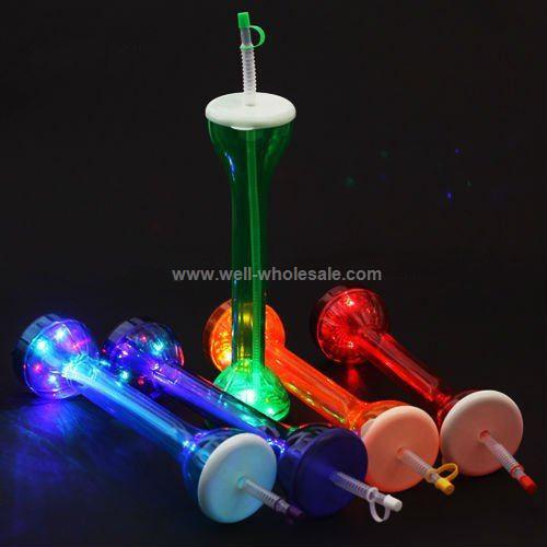 LED Yard Cup,Flashing Straw Bottle LED Yard Cup,Flashing Straw Bottle