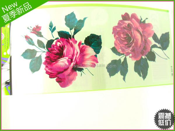 hot sell fashion flower temporary tattoo hot sell fashion flower temporary tattoo