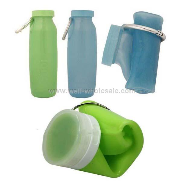 Roll up Collapsible Foldable Travel Silicone Water Bottle Roll up Collapsible Foldable Travel Silicone Water Bottle