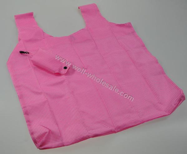 Vest Handle Fold Up Grocery Tote Bag