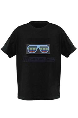 LED Lighting T-Shirt Sunglasses