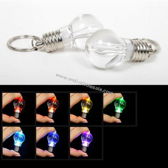 led light bulb keychain led light bulb keychain