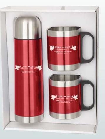 Stainless Steel and Plastic Flask And Cup Travel Set Stainless Steel and Plastic Flask And Cup Travel Set